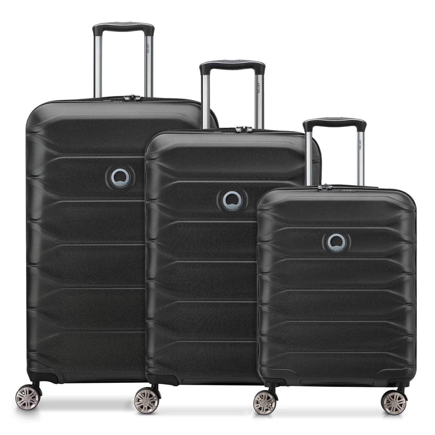 Delsey Paris Meteor 4 roulettes Set de valises 3 pièces avec soufflet d'extension