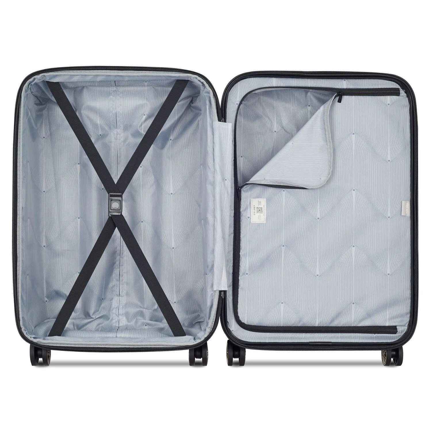 Delsey Paris Meteor 4 roulettes Set de valises 3 pièces avec soufflet d'extension