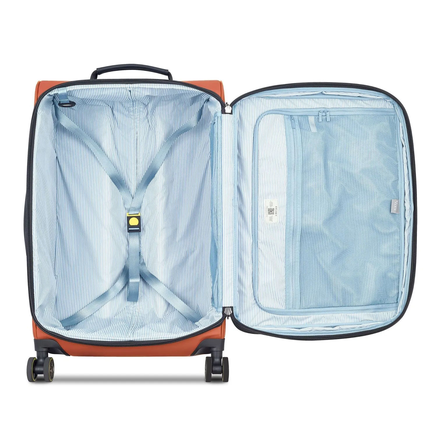 Delsey Paris Turenne Soft 4 roulettes Trolley 68 cm avec soufflet d'extension