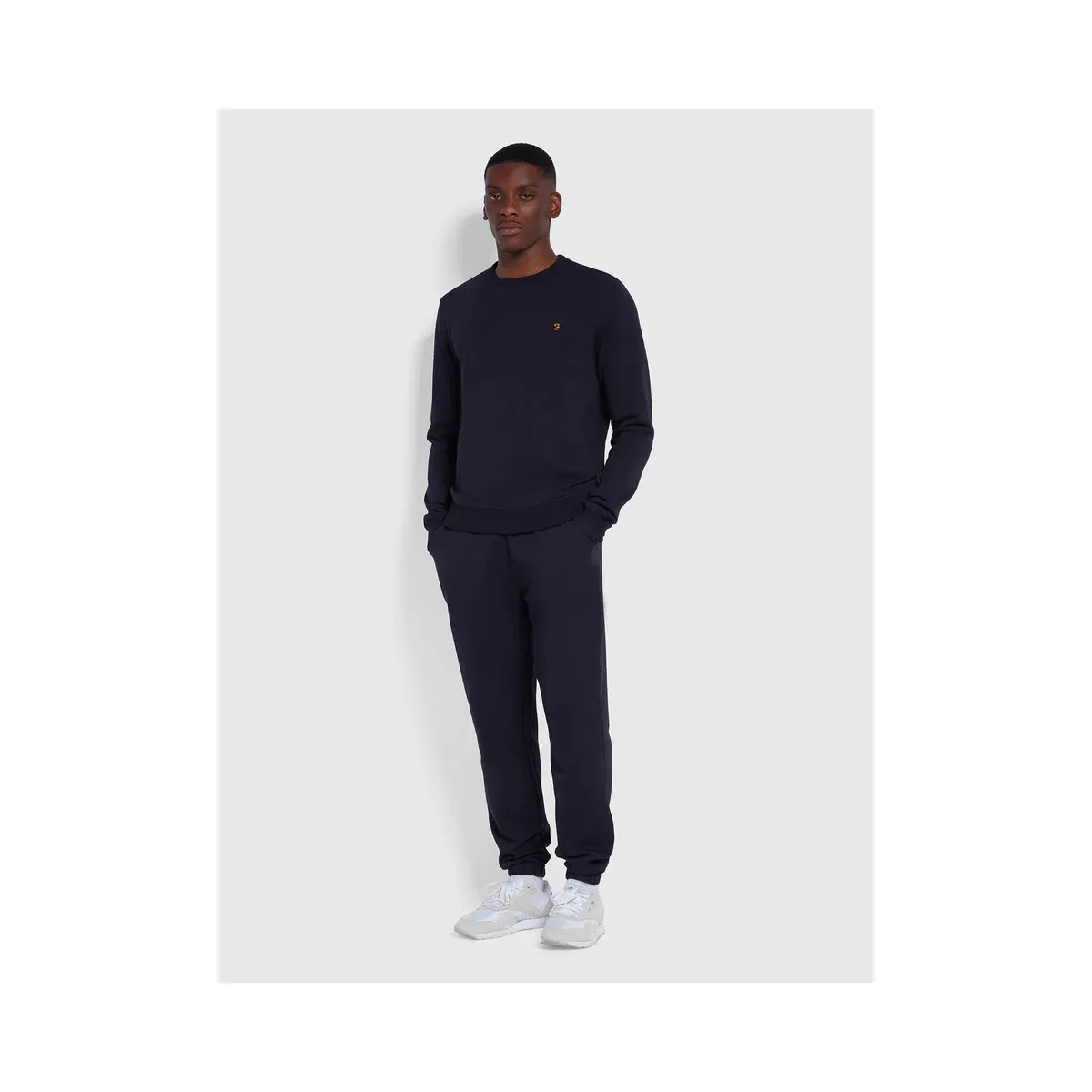 FARAH - Sweat-shirt bleu marine