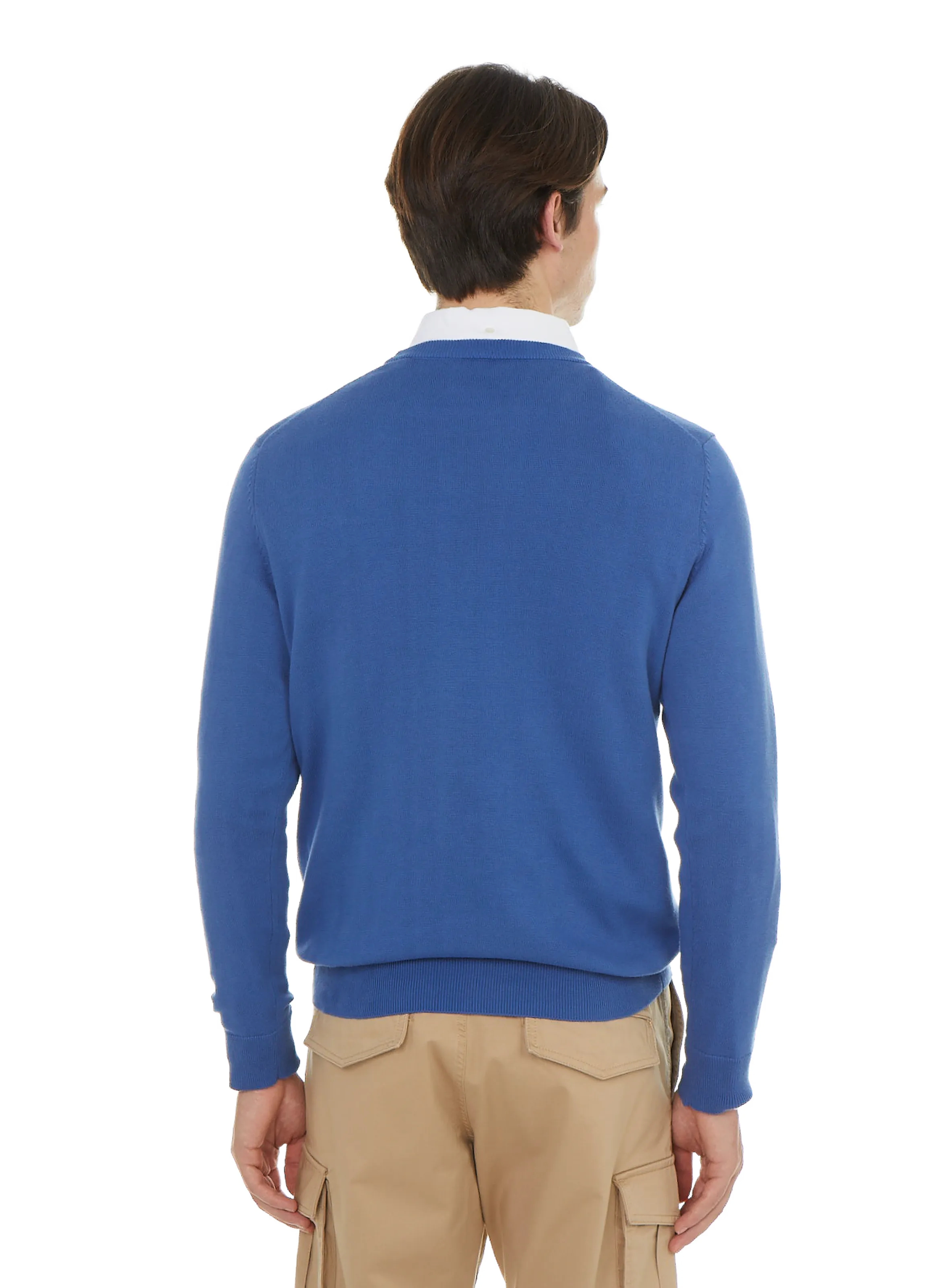 GANT  Pull col rond en coton - Bleu