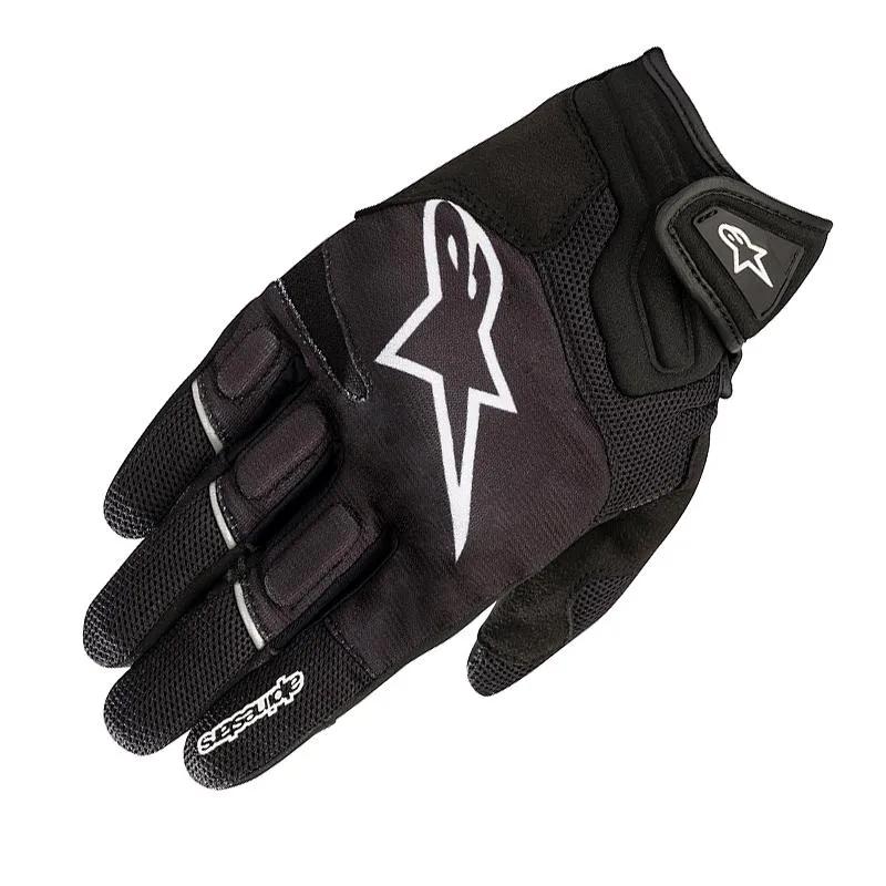 Gants Atom ALPINESTARS Noir/Blanc - MAXXESS.FR, Gants moto été