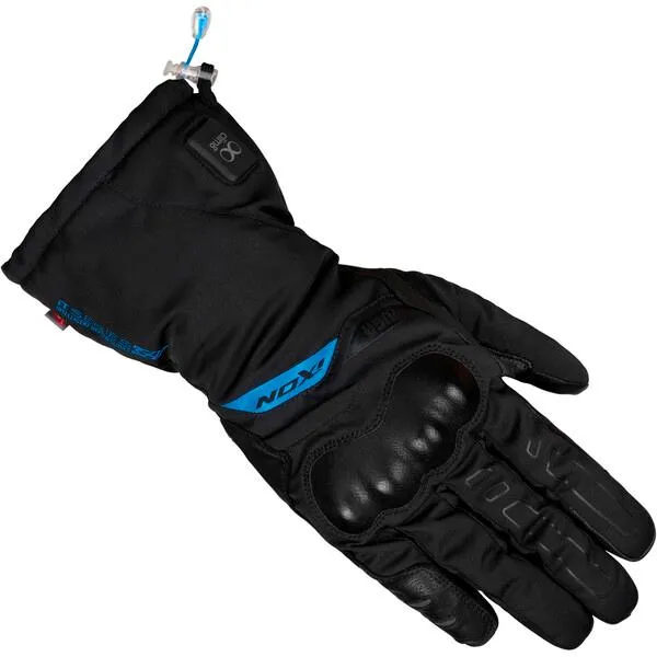 Gants chauffants IT-YUGA LADY IXON noir/bleu - MAXXESS.FR, Gants moto hiver