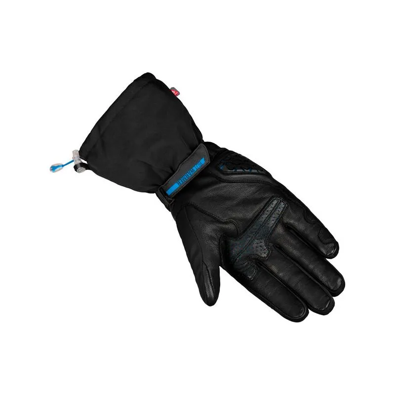 Gants chauffants IT-YUGA LADY IXON noir/bleu - MAXXESS.FR, Gants moto hiver