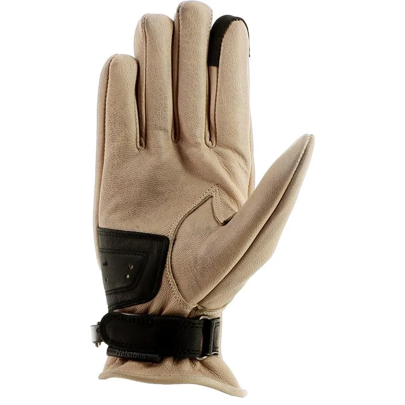 Gants FREEDOM FEMME HELSTONS beige/bleu/rouge - MAXXESS.FR, Gants moto été