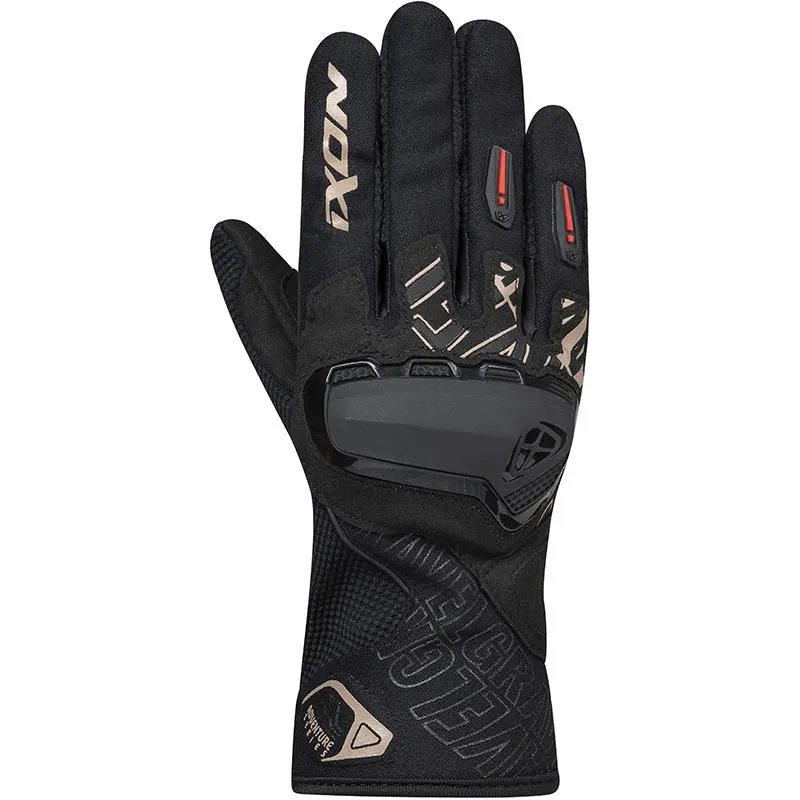 Gants GRAVEL IXON noir/sable - MAXXESS.FR, Gants moto été