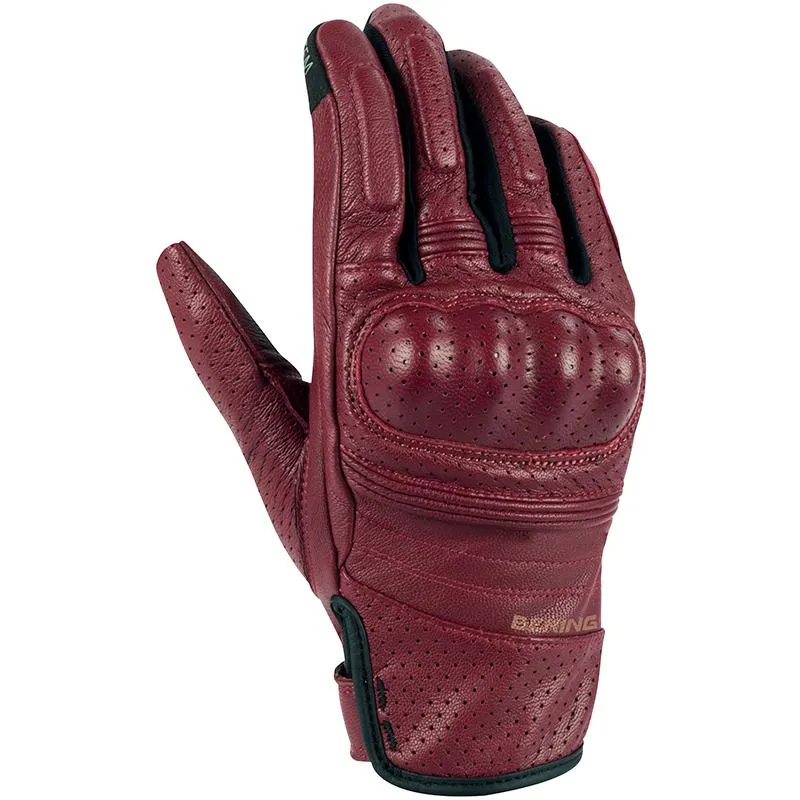 Gants LADY SCORE BERING bordeaux - MAXXESS.FR, Gants moto été