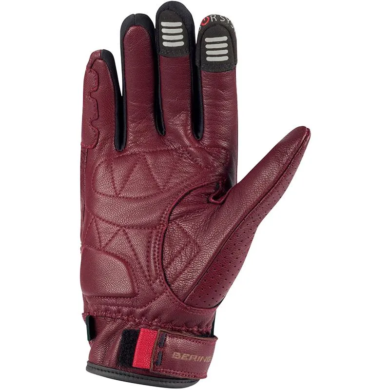 Gants LADY SCORE BERING bordeaux - MAXXESS.FR, Gants moto été