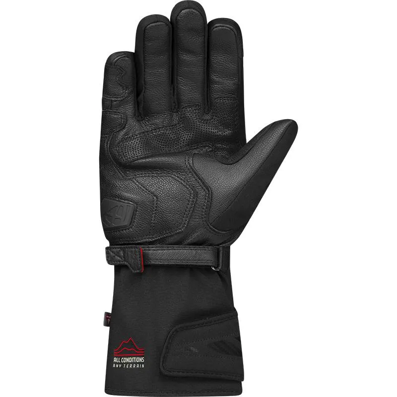 Gants PRO RESCUE 3 IXON noir/rouge - MAXXESS.FR, Gants moto hiver