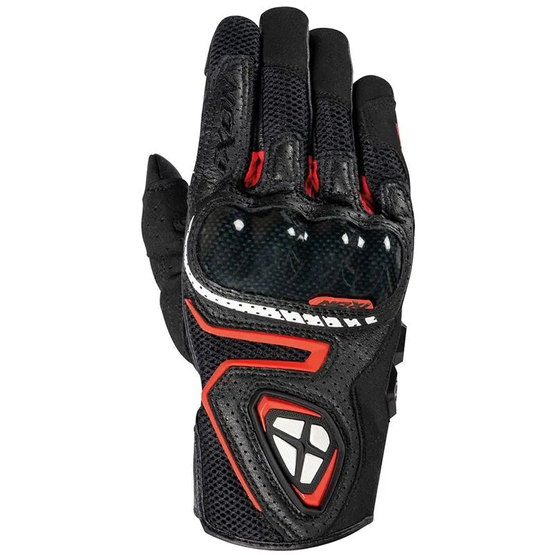 Gants RS5 AIR IXON noir rouge - MAXXESS.FR, Gants moto été