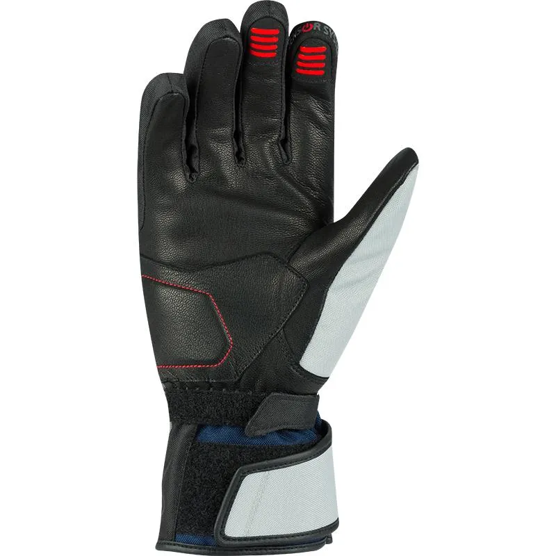 Gants SIBERIA LADY BERING gris/bleu/rouge - MAXXESS.FR, Gants moto mi-saison