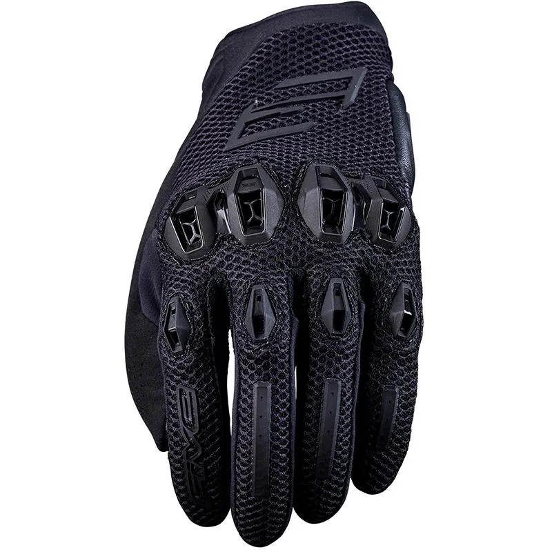 Gants STUNT EVO 2 AIRFLOW FIVE noir - MAXXESS.FR, Gants moto été