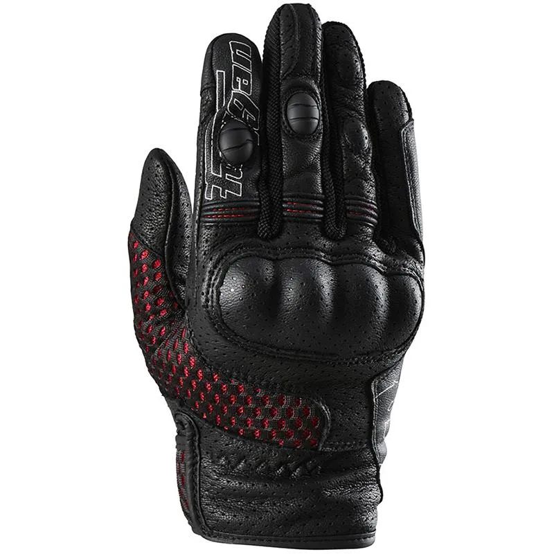 Gants TD AIR FURYGAN noir/rouge/blanc - MAXXESS.FR, Gants moto été