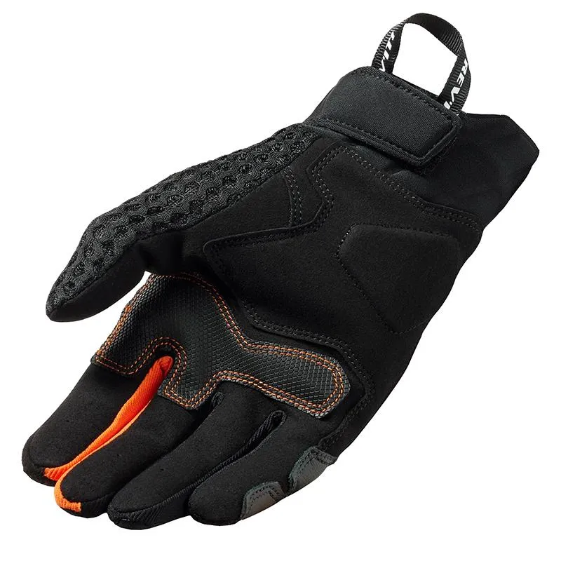 Gants VELOZ REVIT noir/orange - MAXXESS.FR, Gants moto été