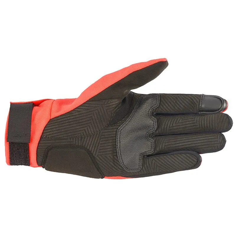 Gants YOUTH REEF ALPINESTARS Gris Noir Rouge fluo - MAXXESS.FR, Gants moto mi-saison