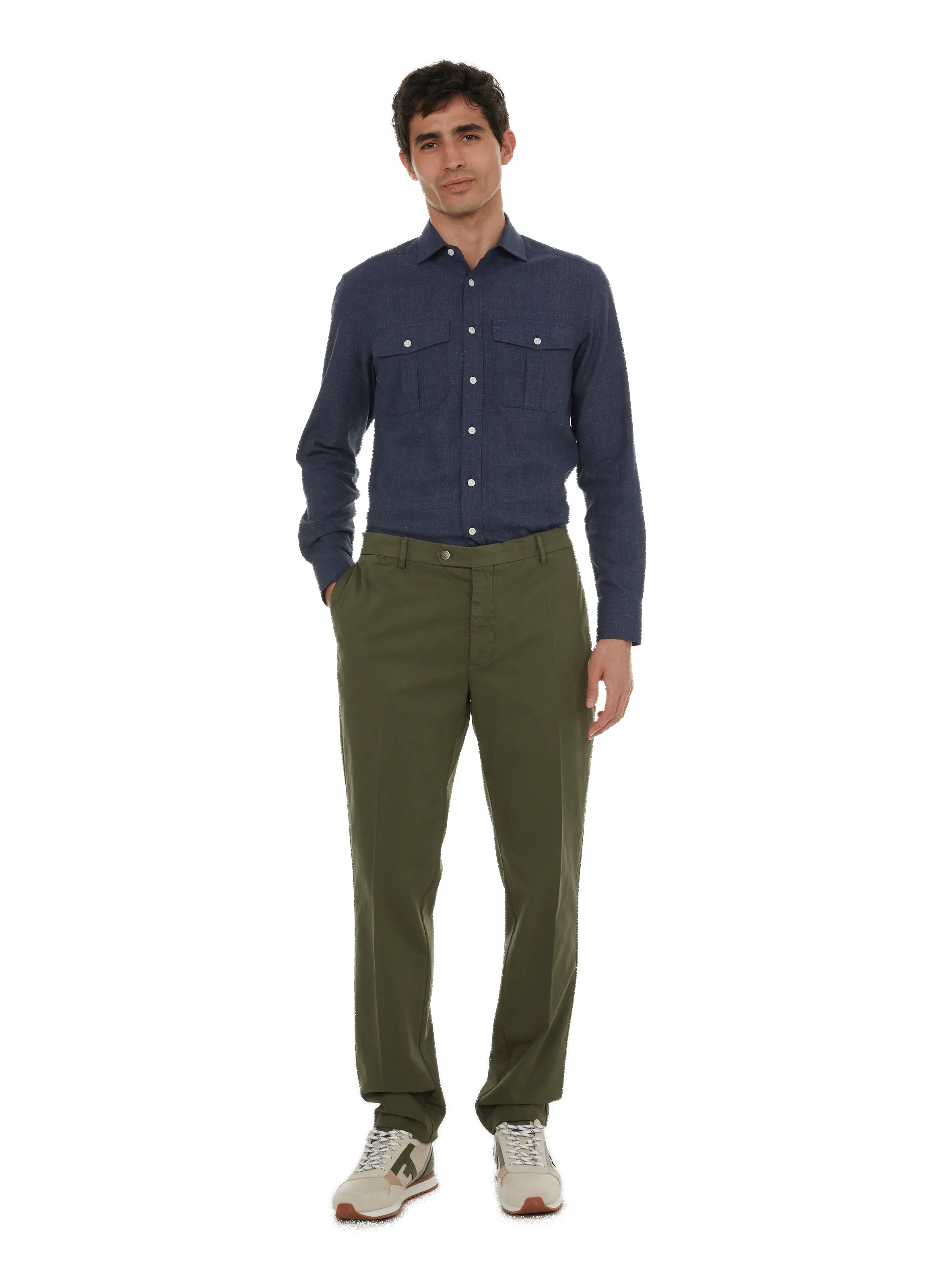 HACKETT  Pantalon chino en coton  - Kaki