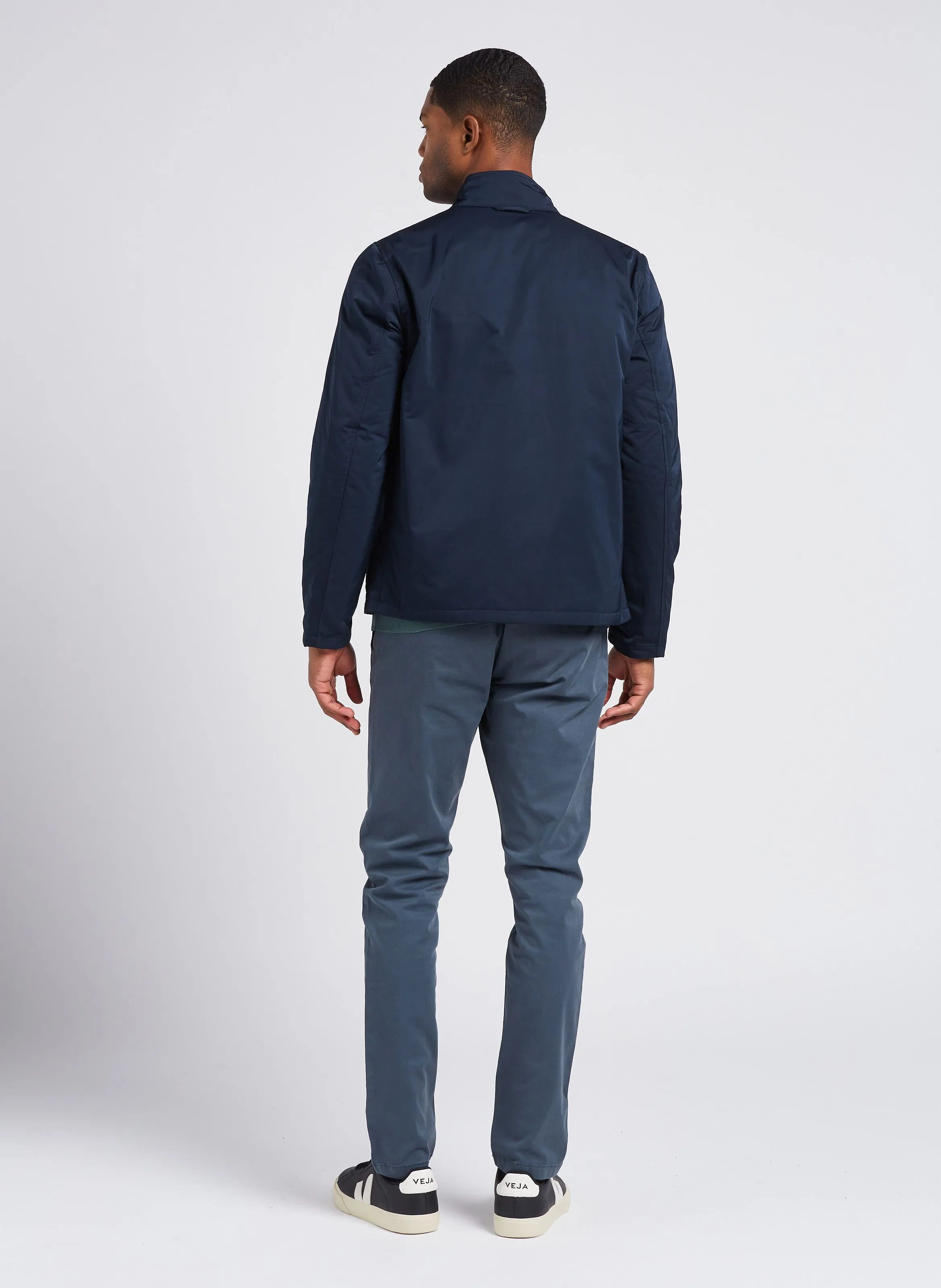 IKKS  Pantalon chino en coton stretch - Bleu