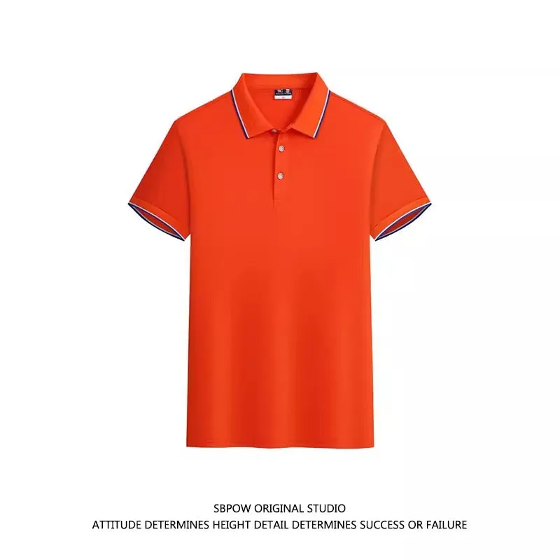 Importé -  T-Shirt Polo Homme Décontractés  Manches Courtes Tendance