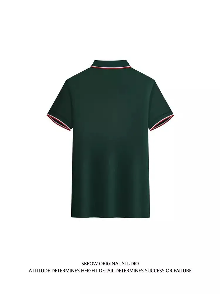 Importé -  T-Shirt Polo Homme Décontractés  Manches Courtes Tendance