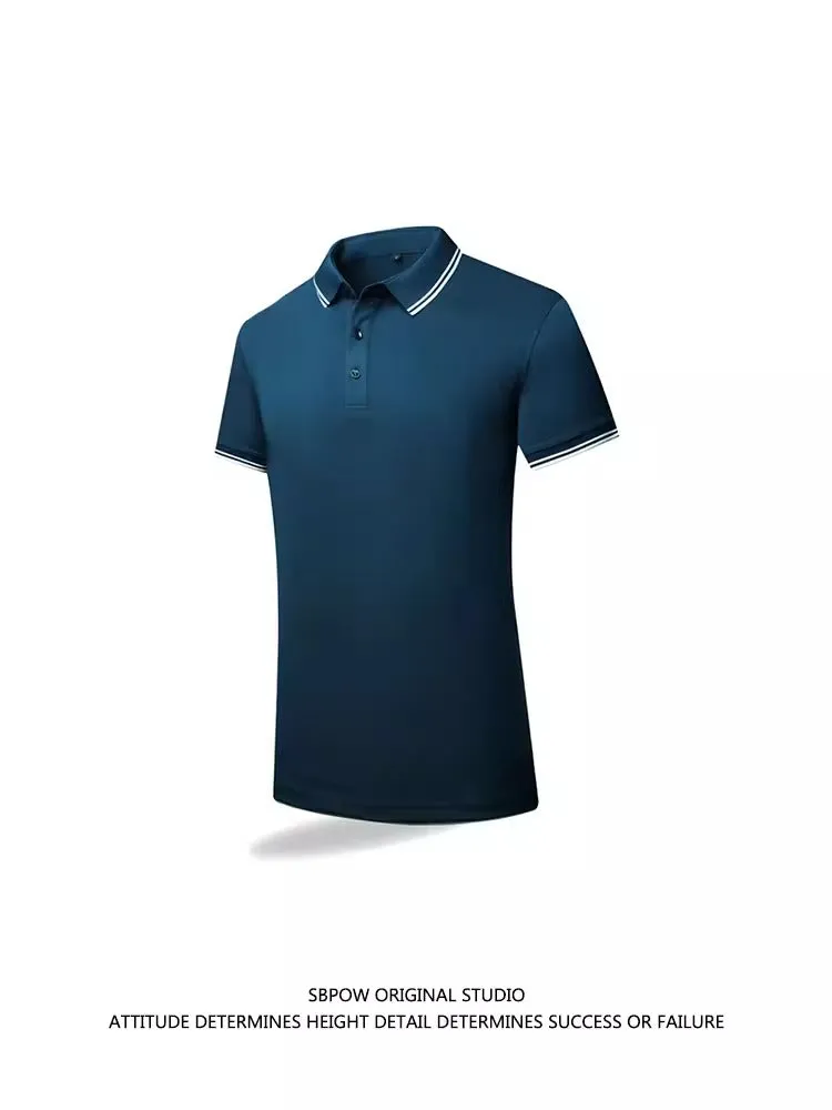 Importé -  T-Shirt Polo Homme Manches Courtes Décontracté Tendance