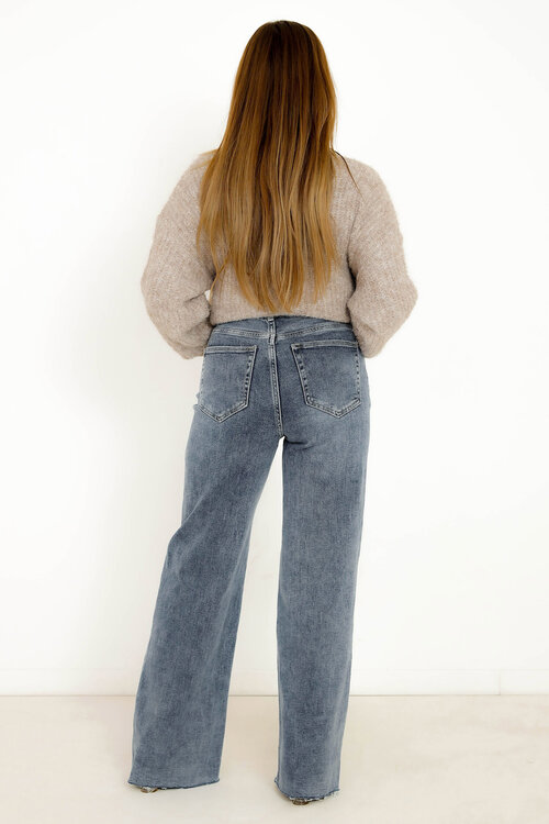 Jeans Ample Taille Haute