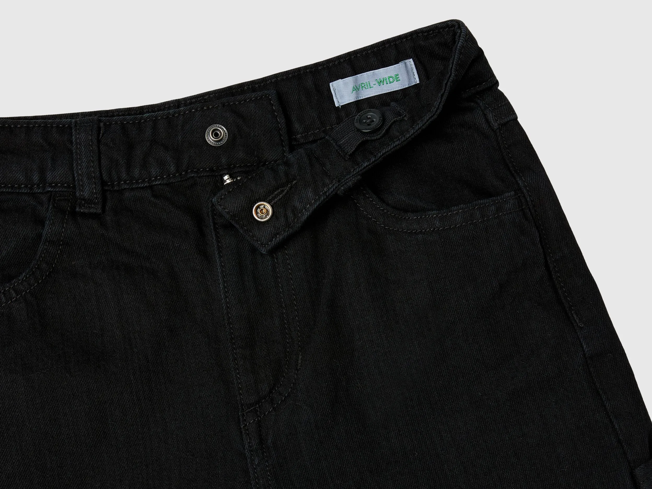 Jeans cargo coupe wide