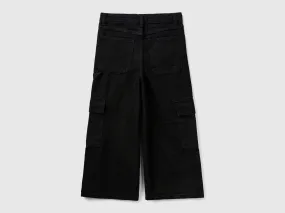 Jeans cargo coupe wide