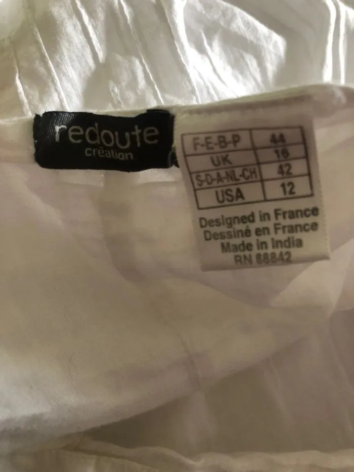 Juppe longue légère .Dentelle . Taille 44 - La Redoute - Prématuré  | Beebs