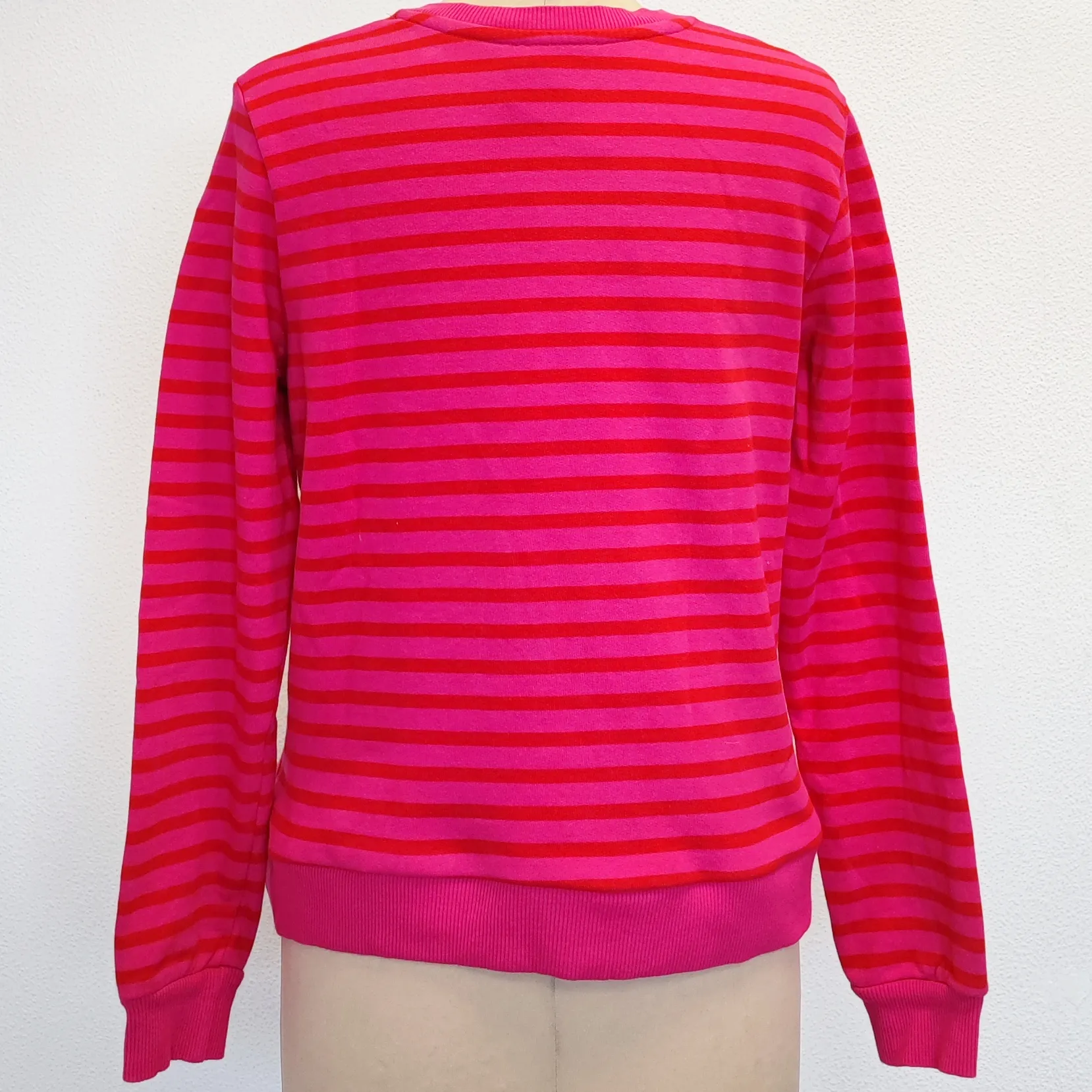 LA REDOUTE - Sweat marinière rose - M - Femme