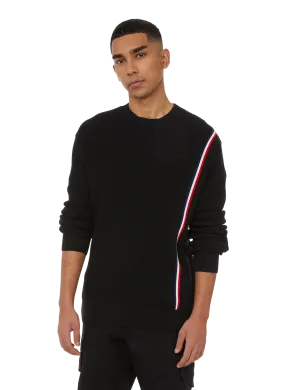 MONCLER  Pull texturé - Noir