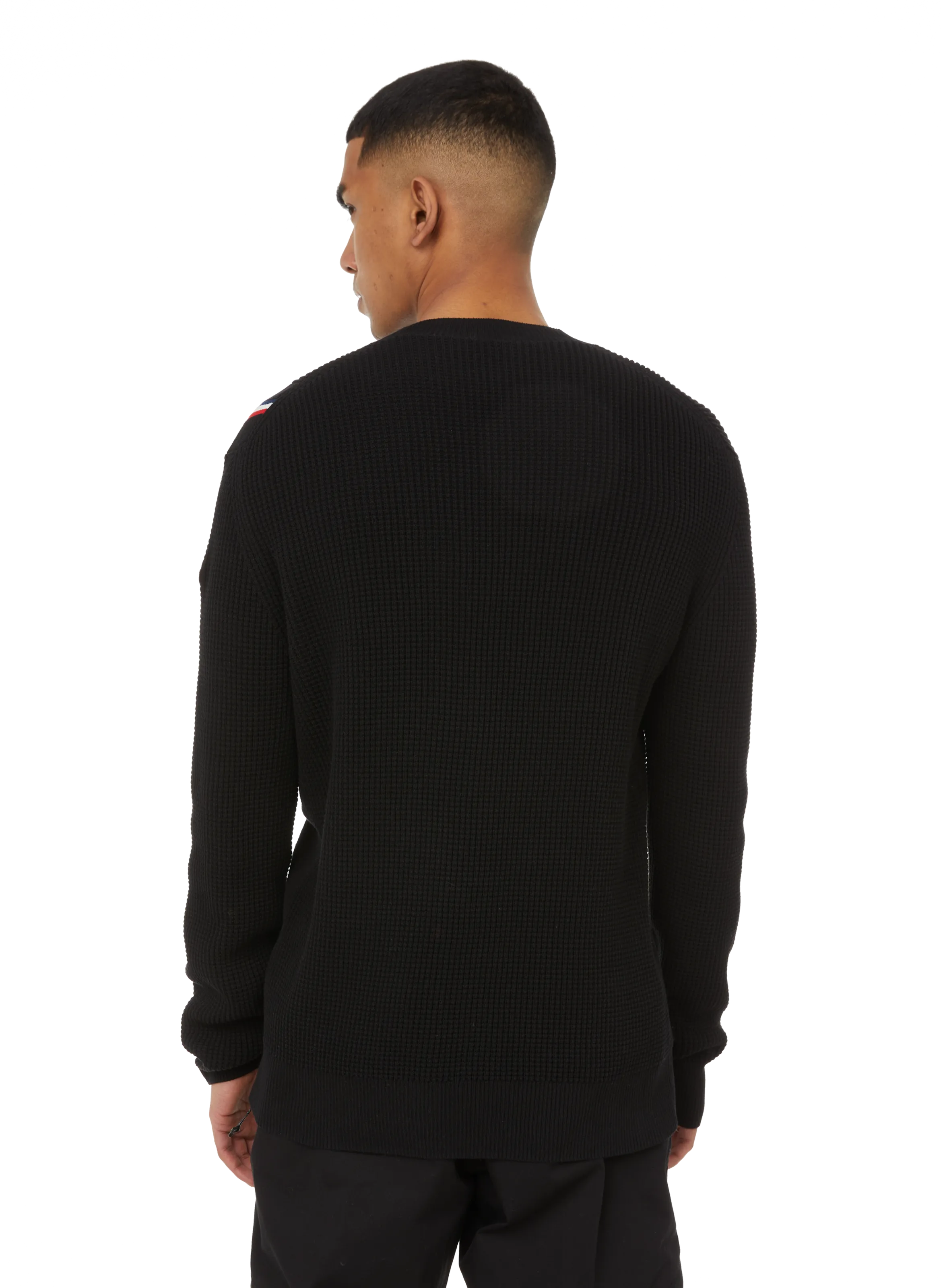 MONCLER  Pull texturé - Noir