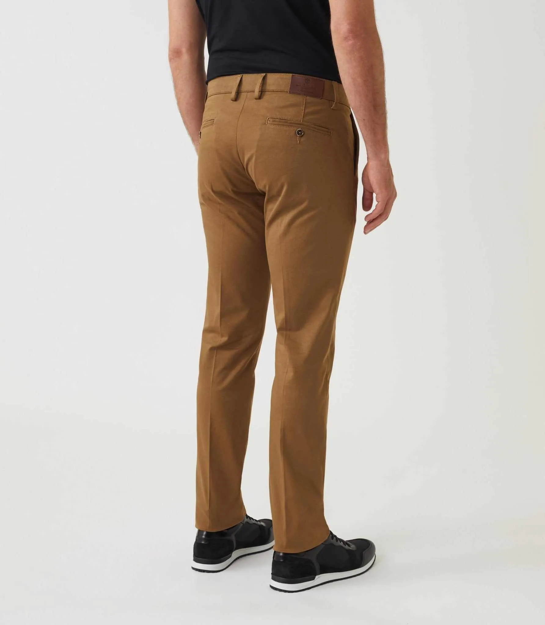 Pantalon casual chino camel 