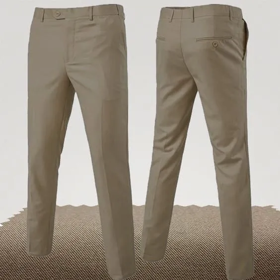 Pantalon chino beige foncé taupe