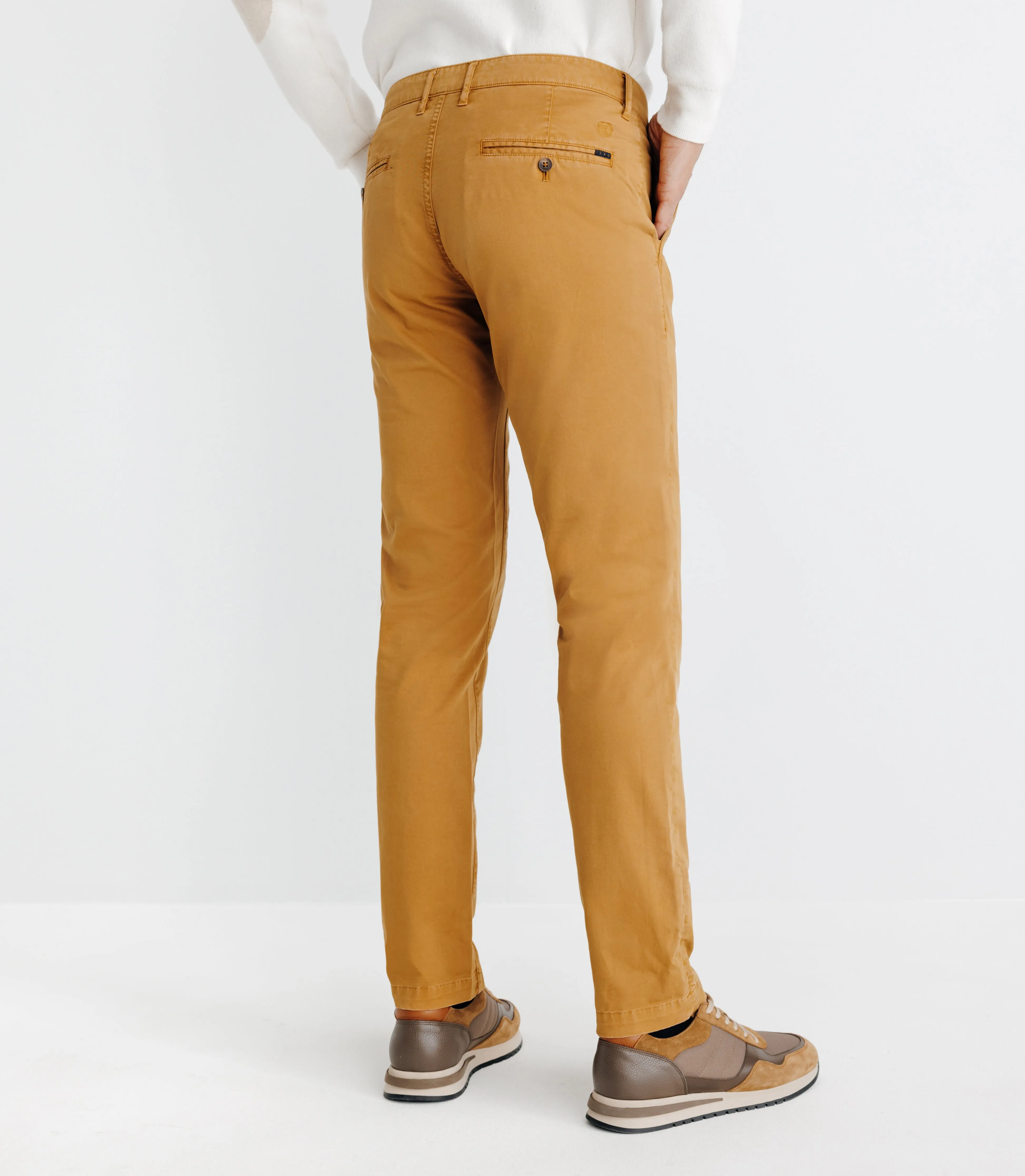 Pantalon chino camel