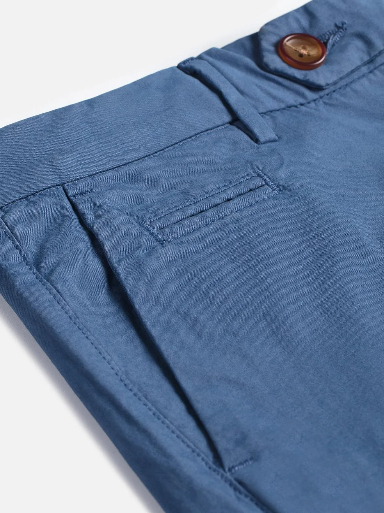 Pantalon chino cobalt