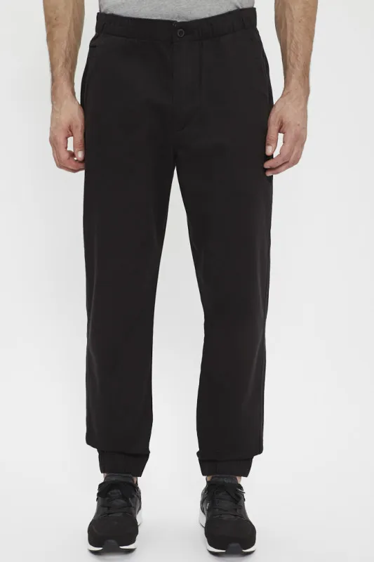 Pantalon chino jogger noir