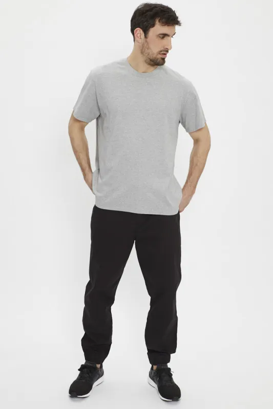 Pantalon chino jogger noir