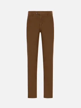 Pantalon chino marron