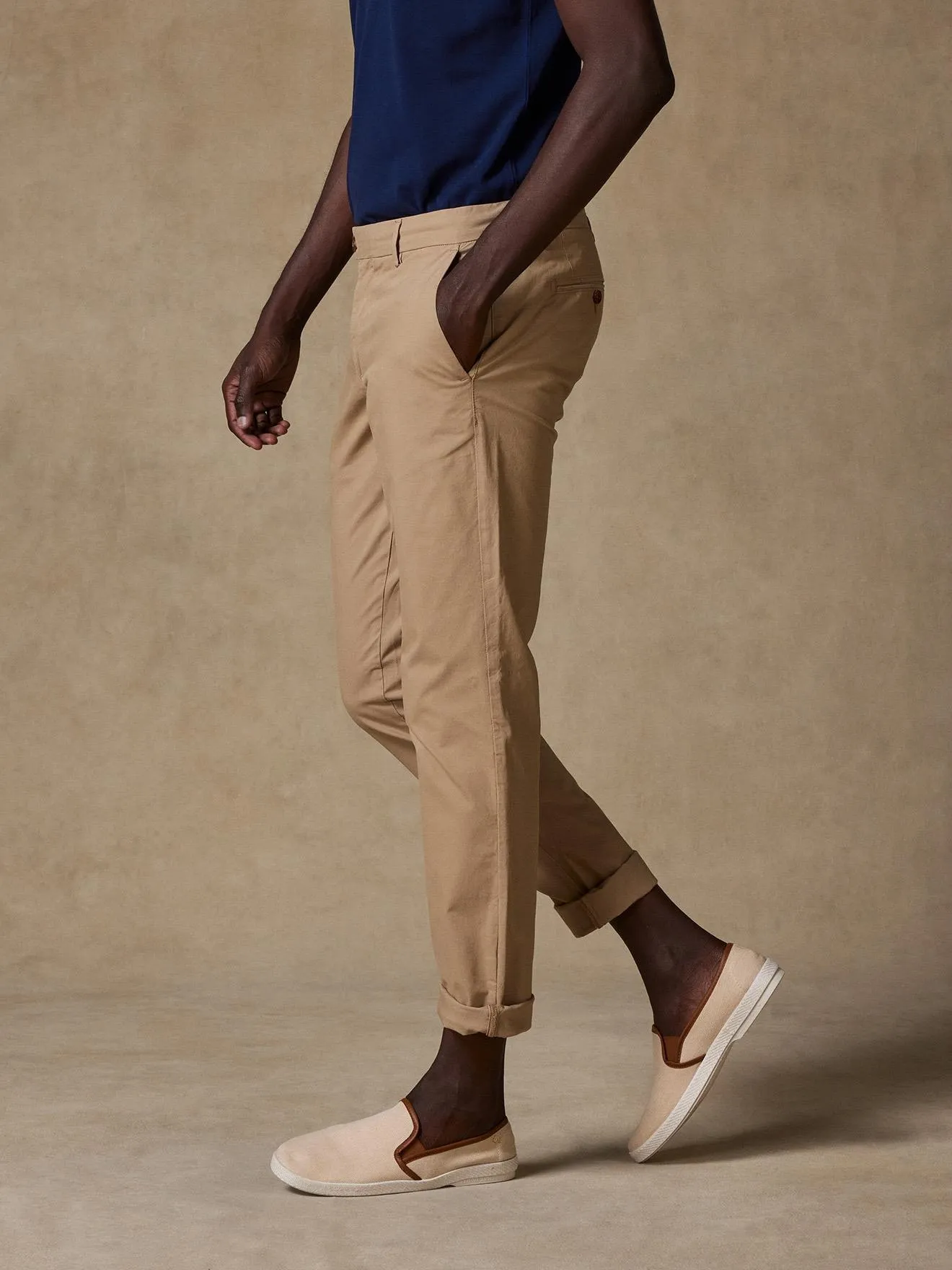 Pantalon chino naturel