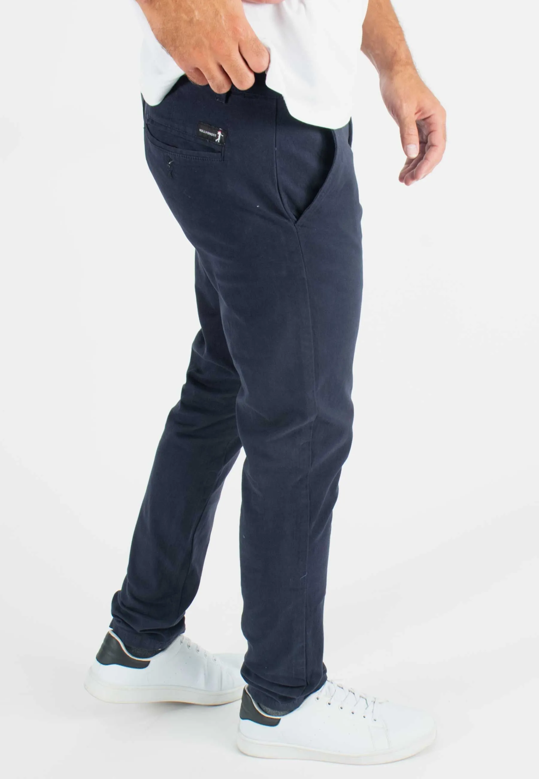 Pantalon chino navy Slim