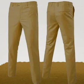 Pantalon chino ocre