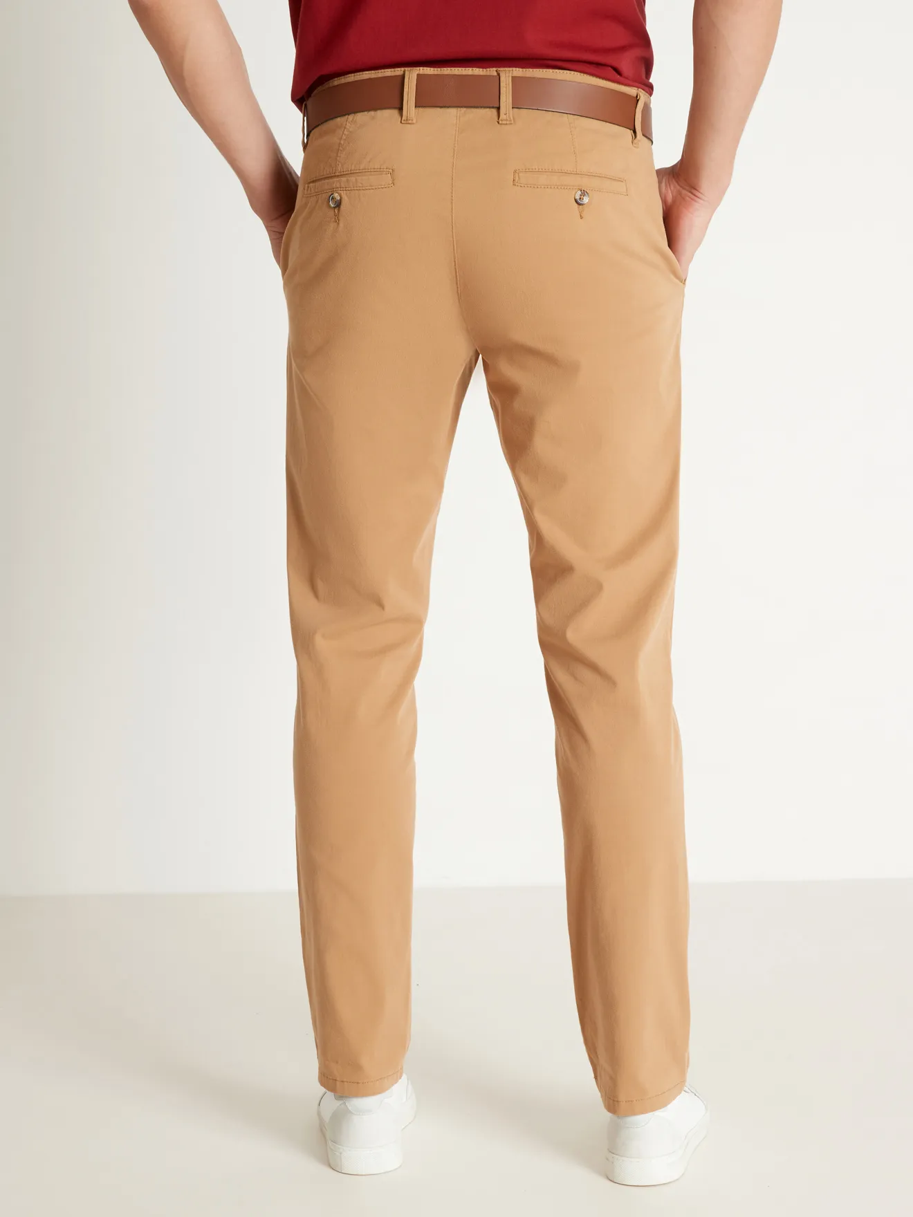 Pantalon chino spécial embonpoint