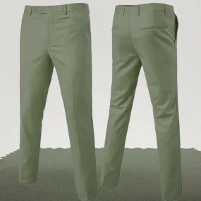 Pantalon chino vert tilleul