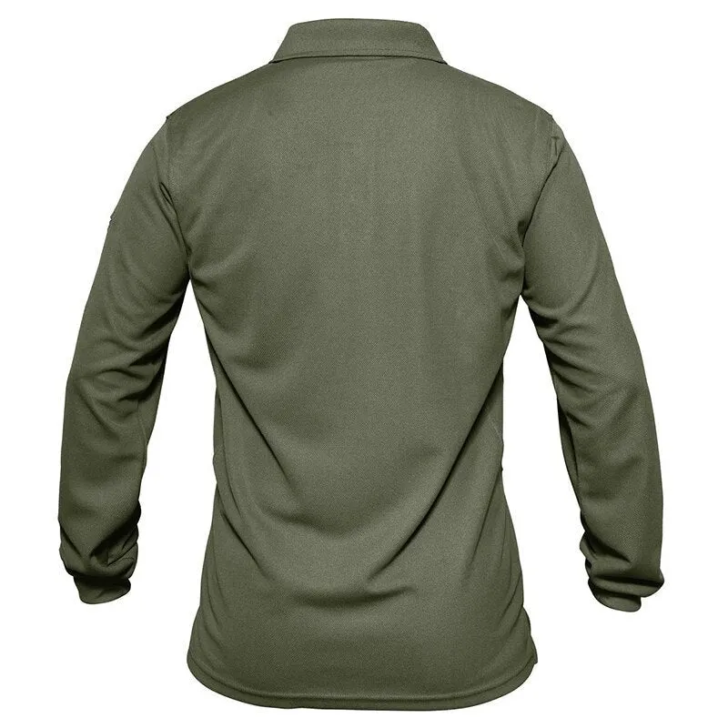 Pull Militaire Col Rabattu