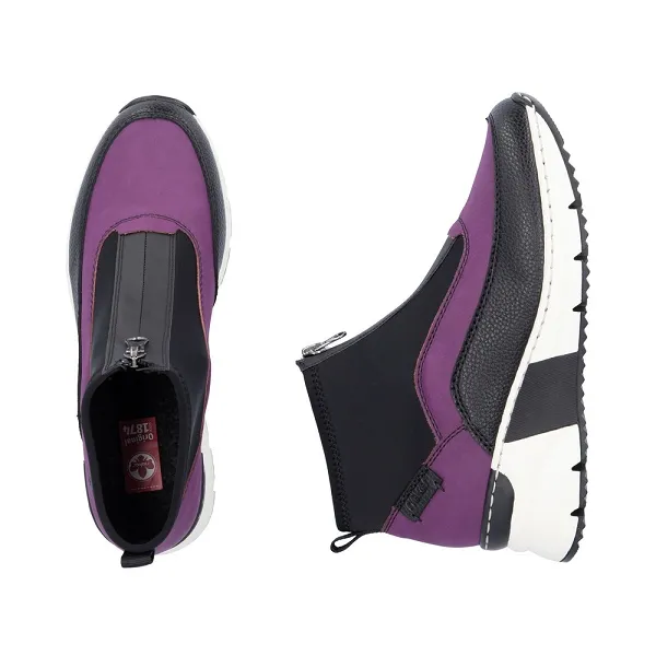 Rieker bottines et boots n6352 30 violet