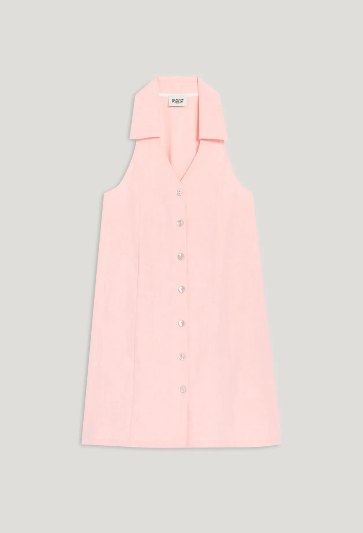 Robe courte babydoll boutonnée | Claudie FR