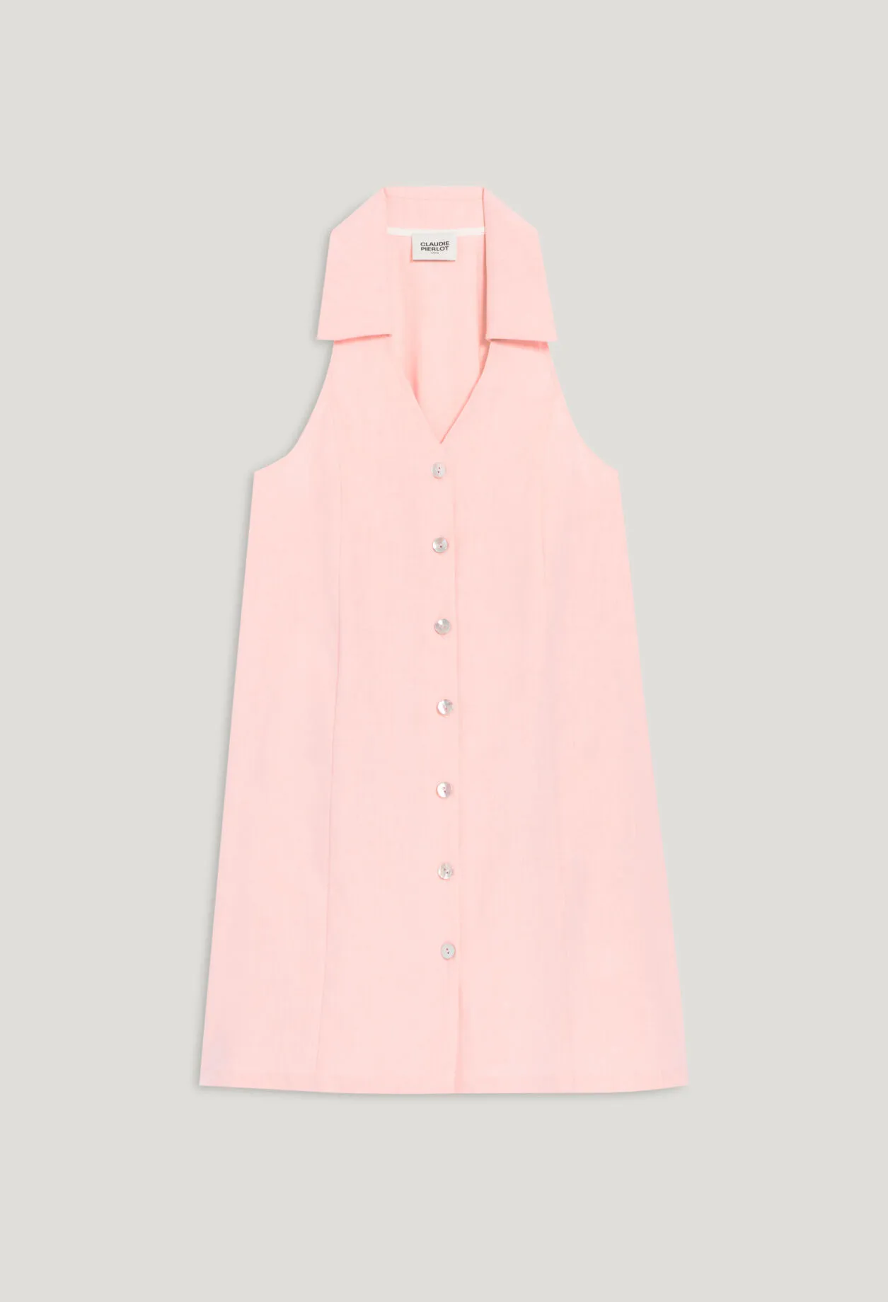 Robe courte babydoll boutonnée | Claudie FR