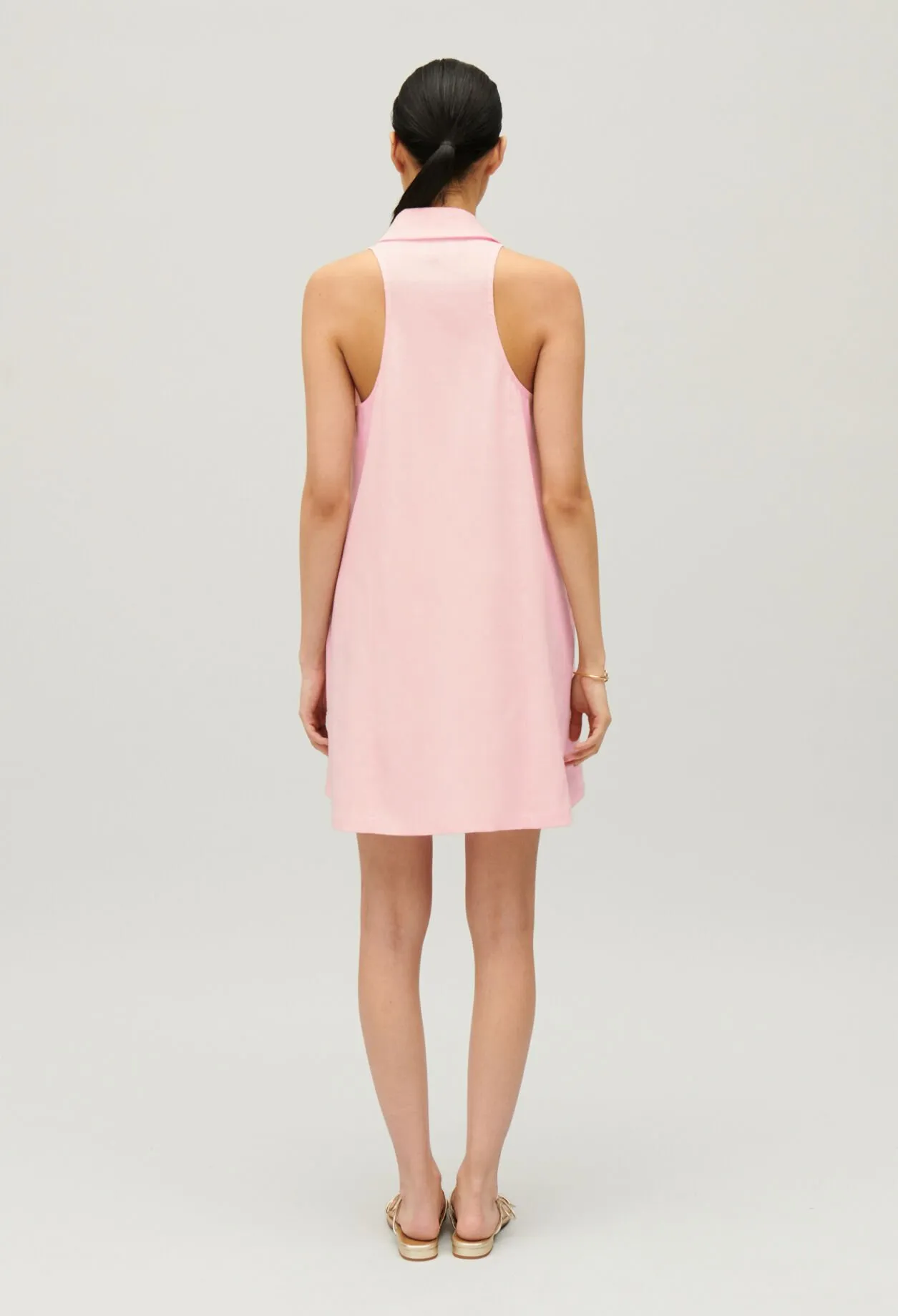 Robe courte babydoll boutonnée | Claudie FR