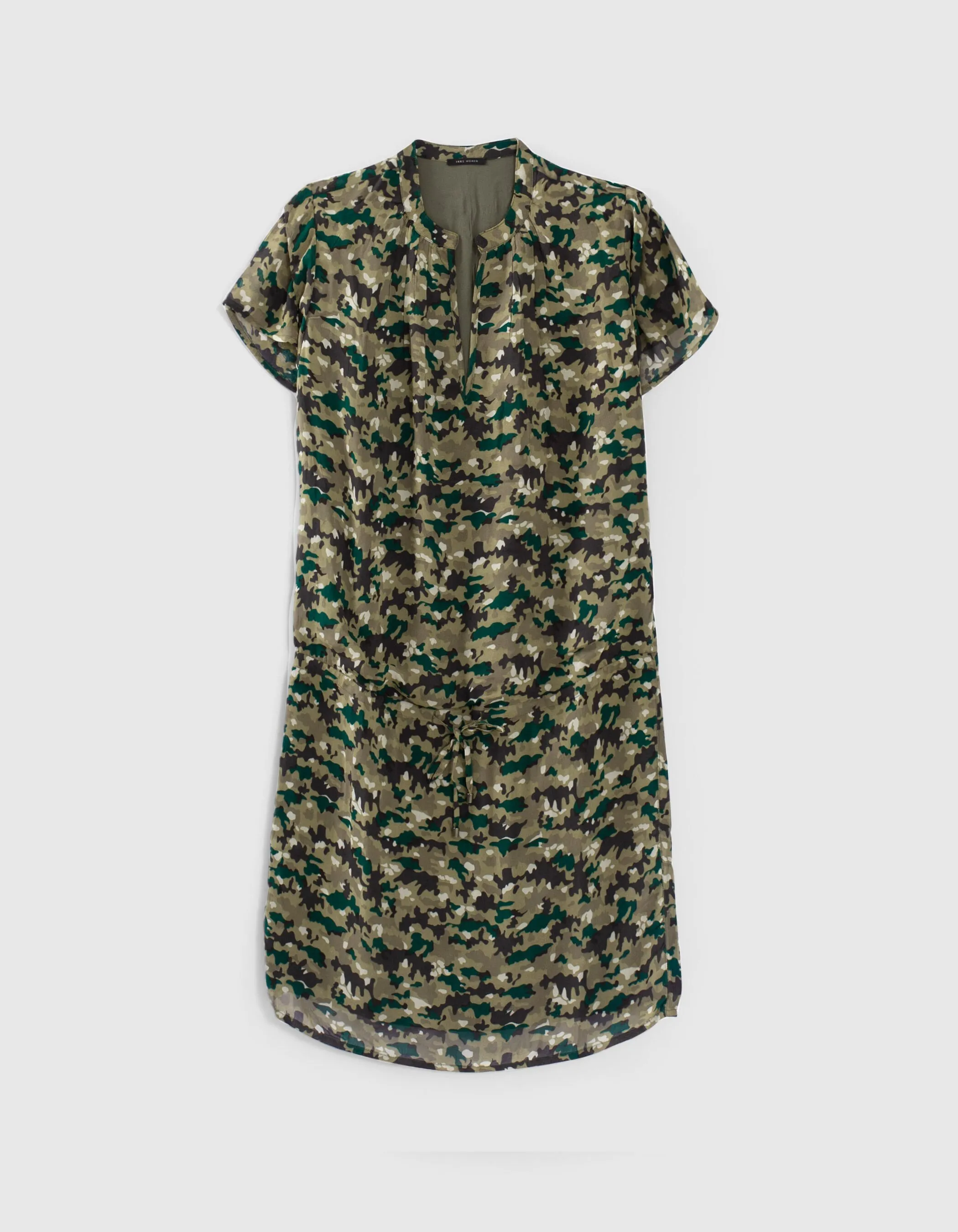 Robe lichen imprimé green camo Femme