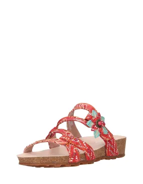 Sandales en cuir Laura Vita ref 52965 Rouge